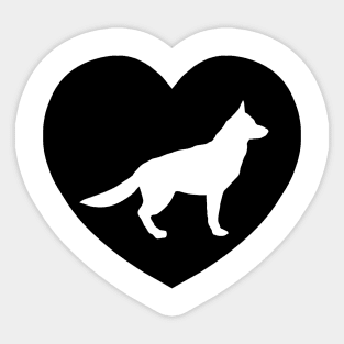 German Shepard Love | I Heart... Sticker